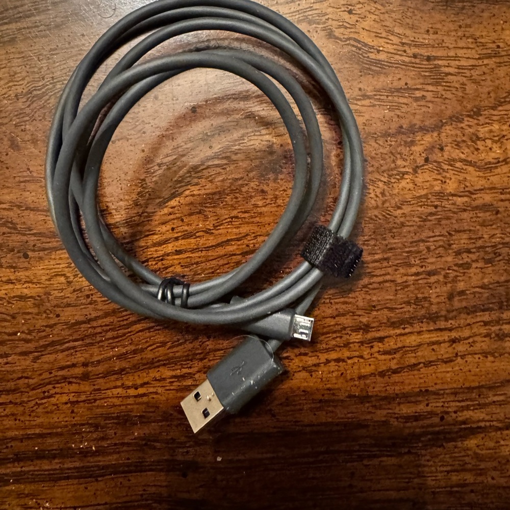 Logitech Gray Durable USB Charger Cable